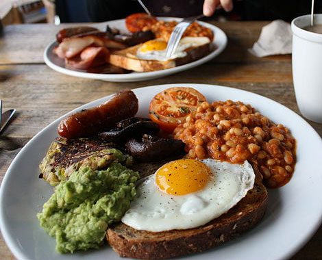 A photo of a big breakfast